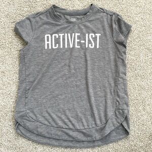 ATHLETA GIRL ACTIVE-IST TEE SIZE 7 - NWOT